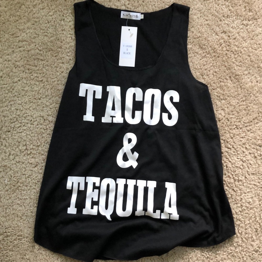 La Sole Tacos and Tequila racerback tank